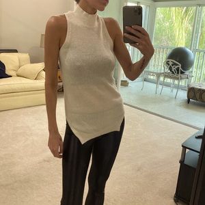 360 ivory mock neck tunic